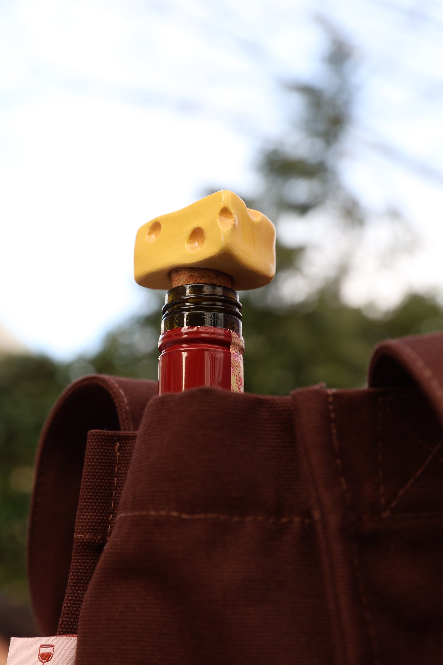 Bottle Stopper - Cheese