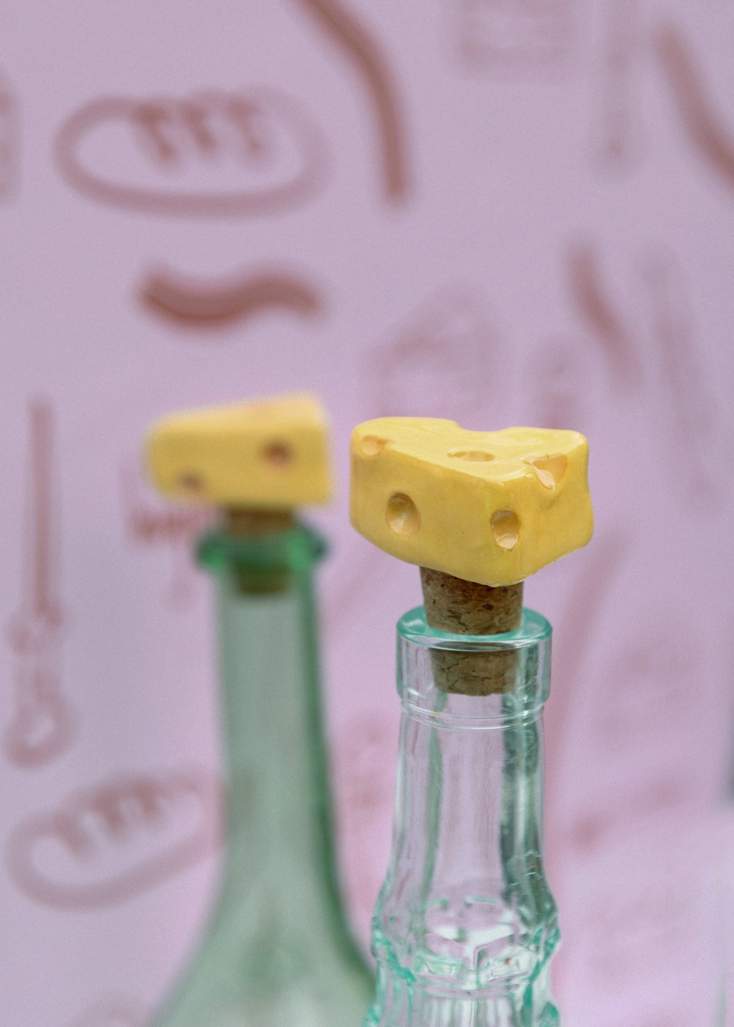Bottle Stopper - Cheese