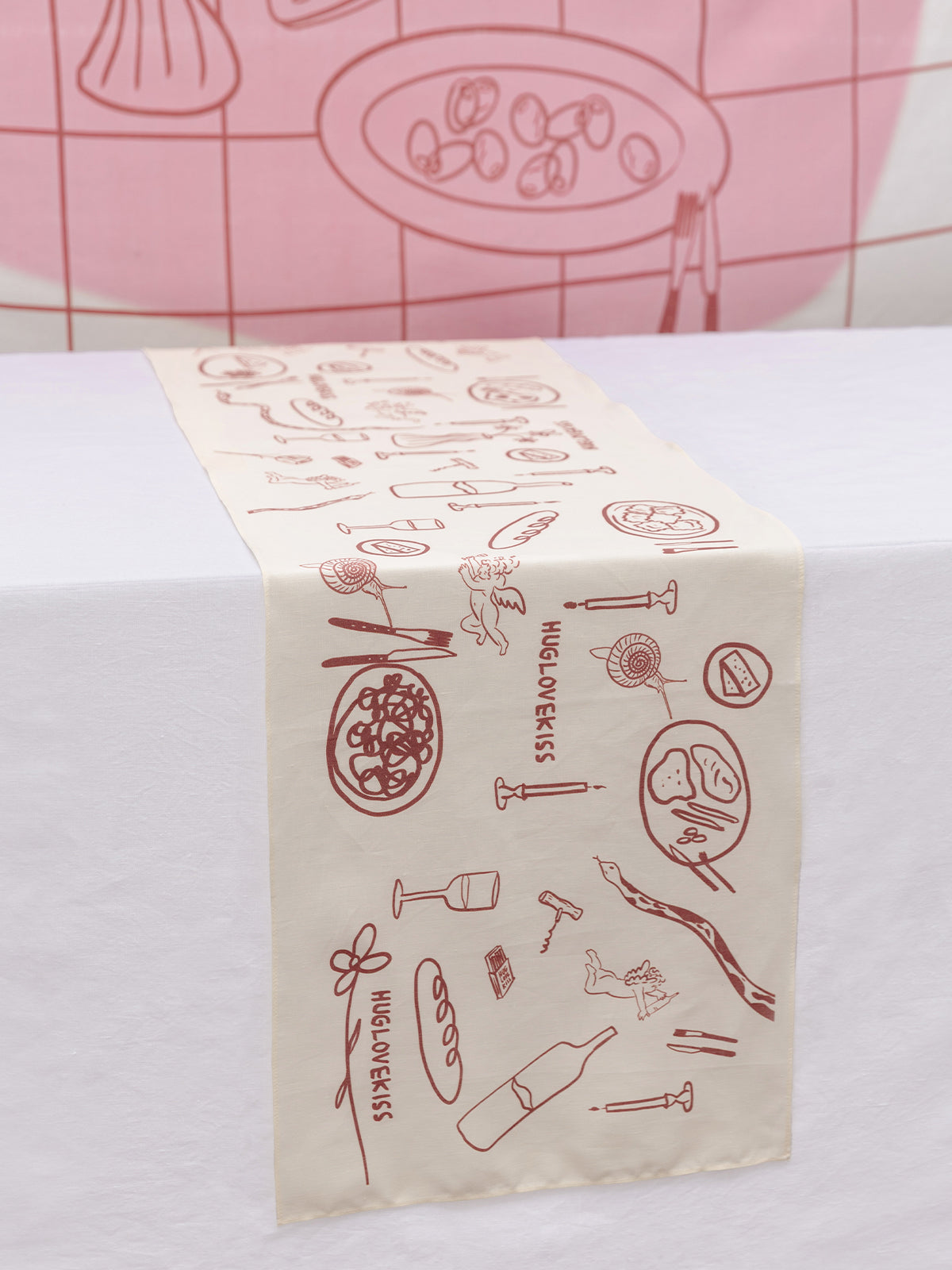 Cheese&Pasta - %100 Keten Runner