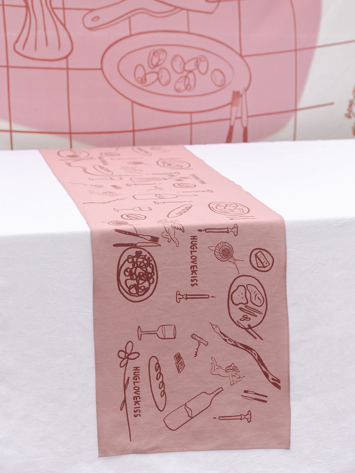 Cheese&Pasta - %100 Keten Runner