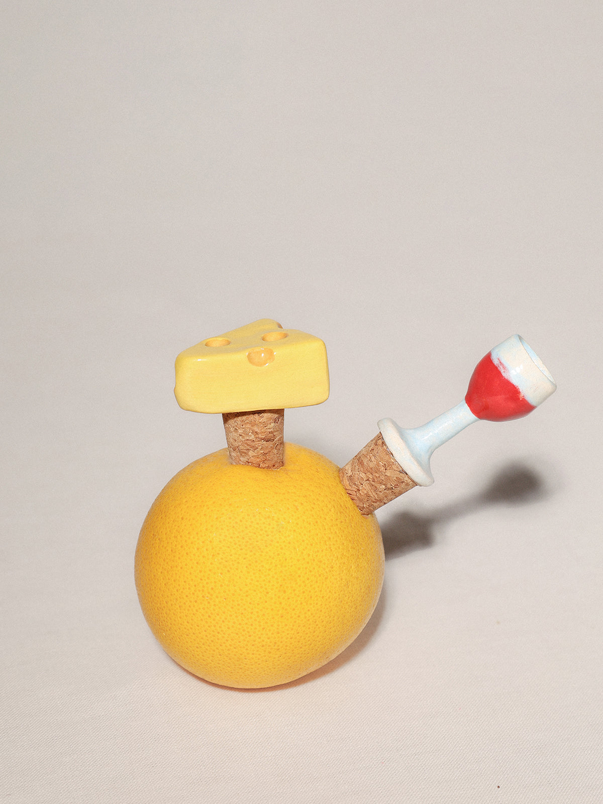 Bottle Stopper - Cheese