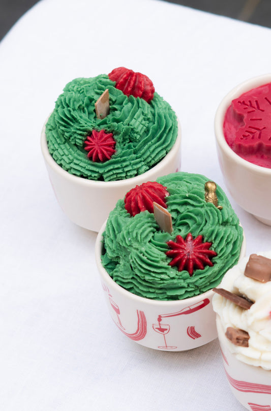 HugLoveKiss Soya Mumu- Yeşil Krema Pirinç Kuş Heykelli