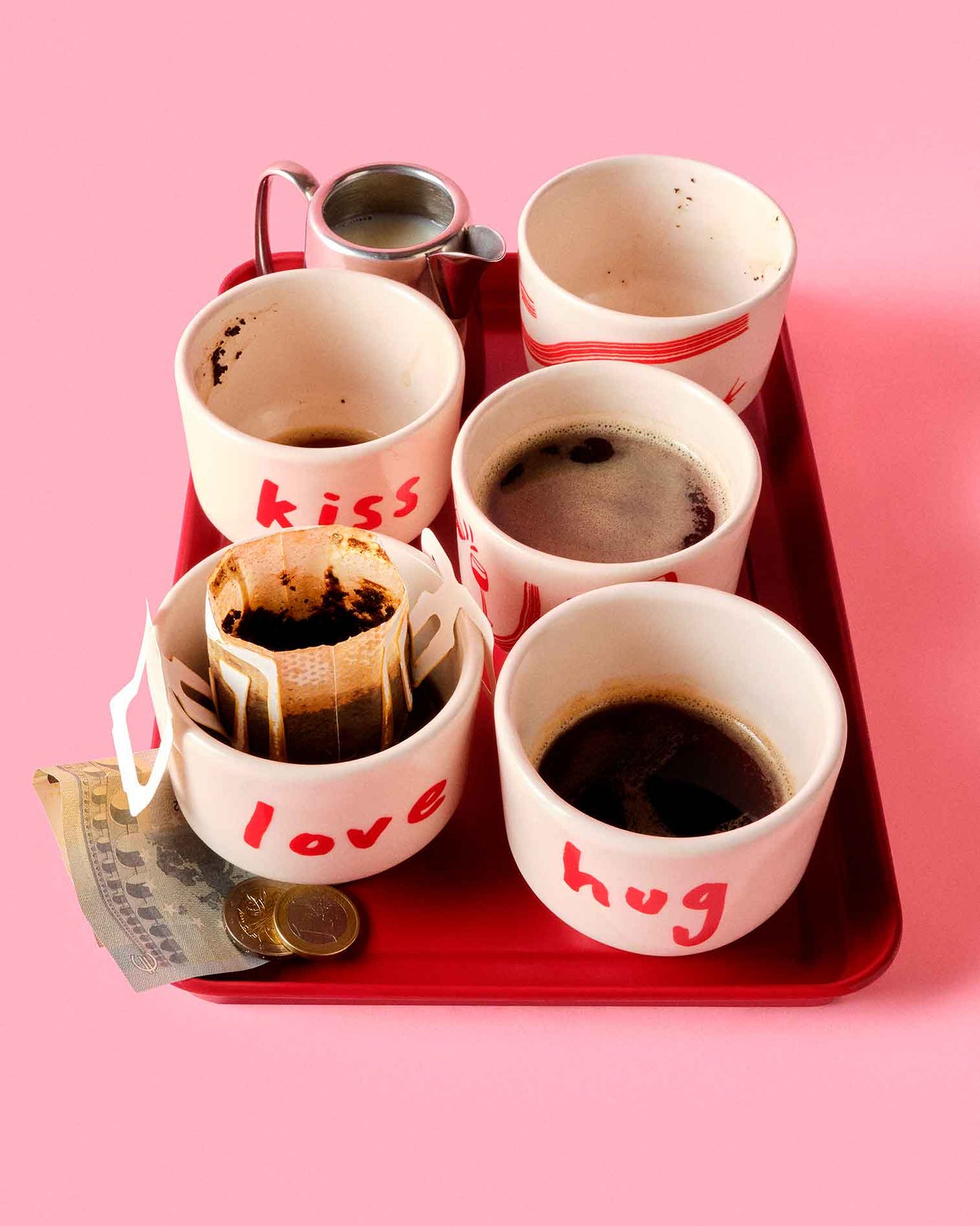 HugLoveKiss 3'lü Seramik Kupa Seti