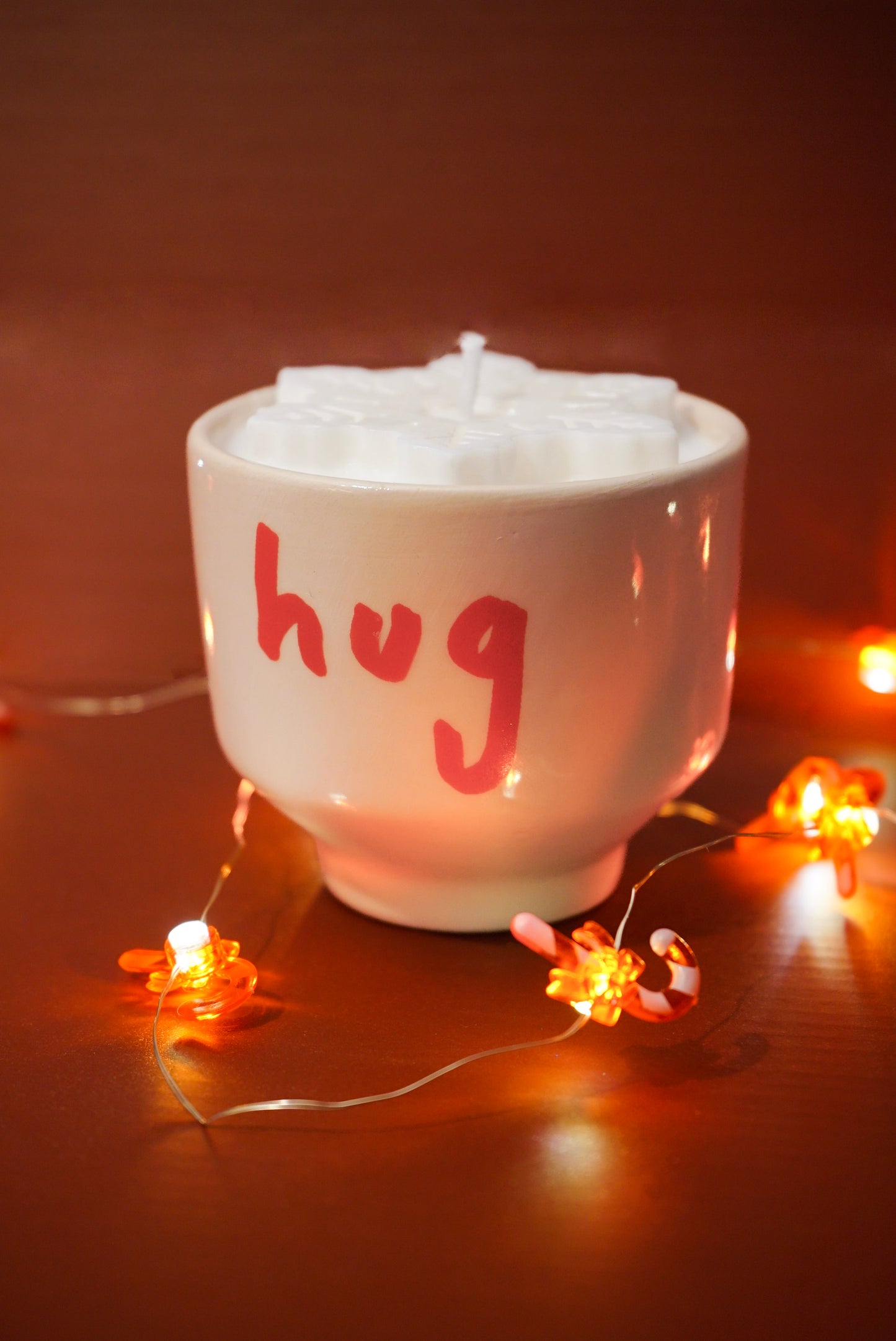 HugLoveKiss Soya Mumu- Beyaz Kar Taneli