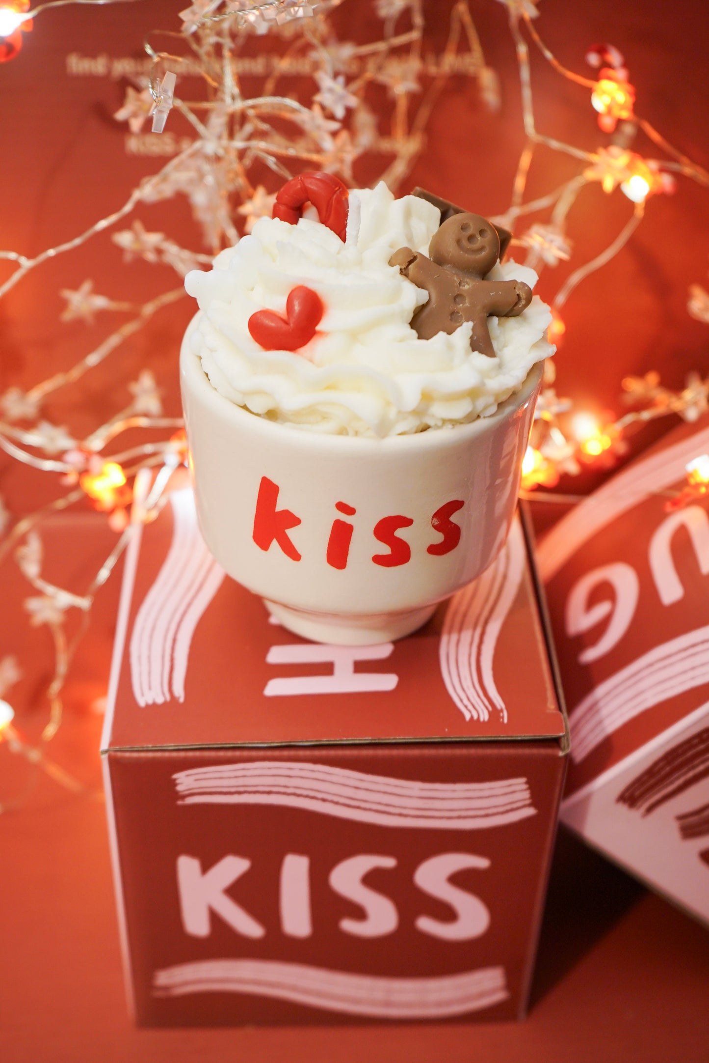 HugLoveKiss Soya Mumu- Beyaz Kremalı Cookieli