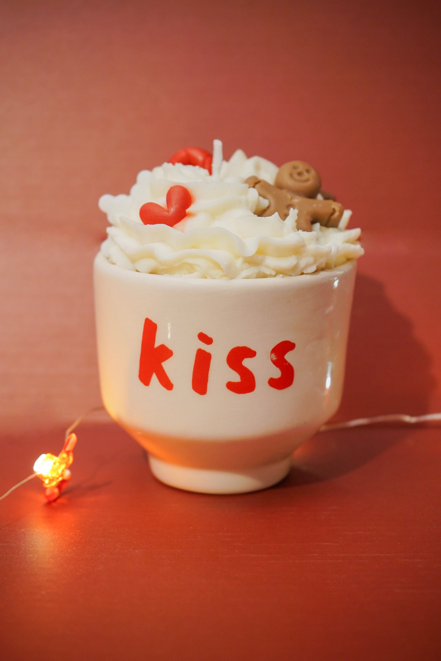 HugLoveKiss Soya Mumu- Beyaz Kremalı Cookieli