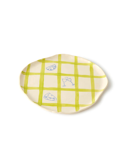 Between Us Plate Green Set - 2'li Tabak Set