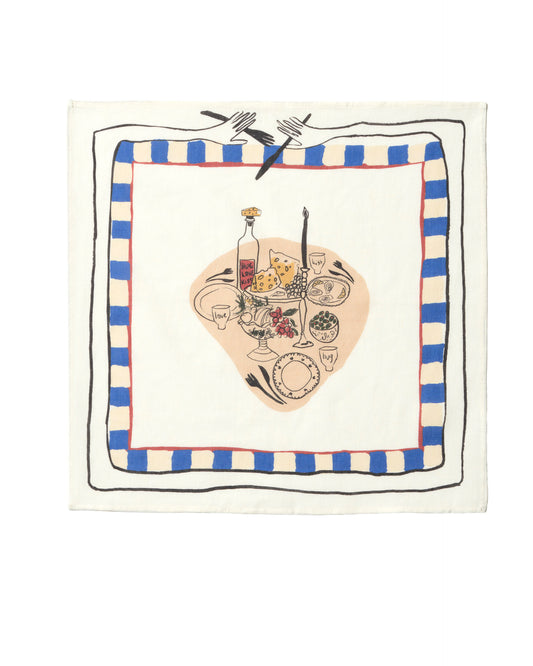 The Embrace - Cotton Linen Napkin