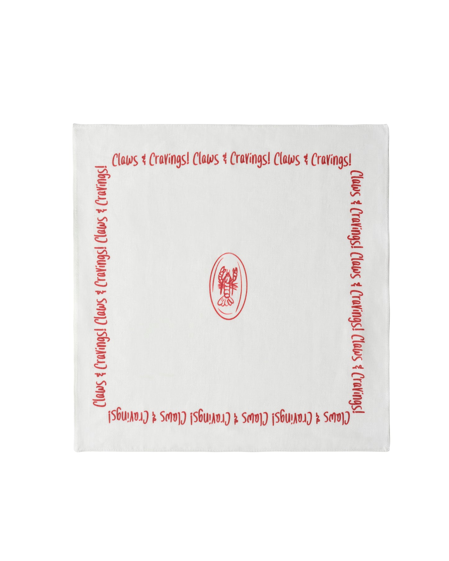 Claws & Cravings! - %100 Linen Napkin