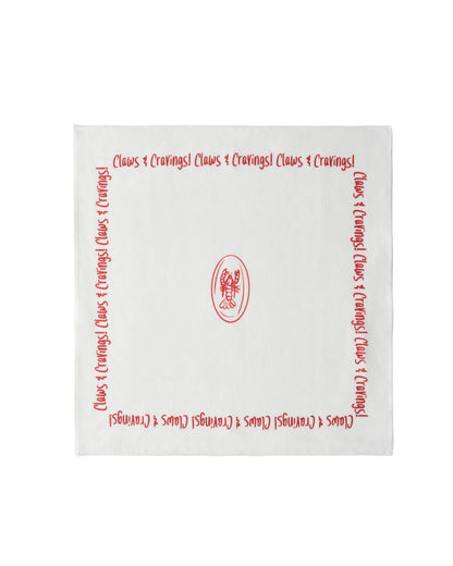 Claws & Cravings! - %100 Linen Napkin