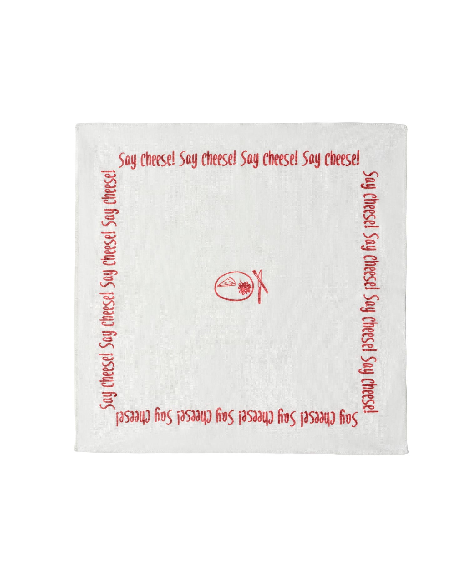 Say Cheese! - %100 Keten Kumaş Peçete