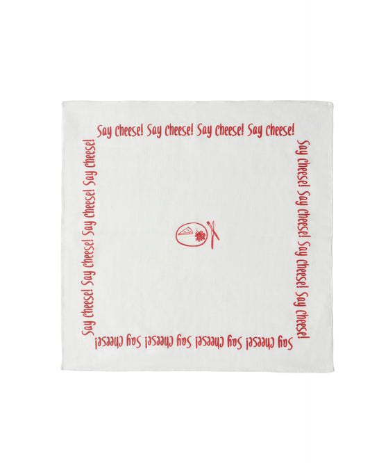 Say Cheese! - %100 Keten Kumaş Peçete