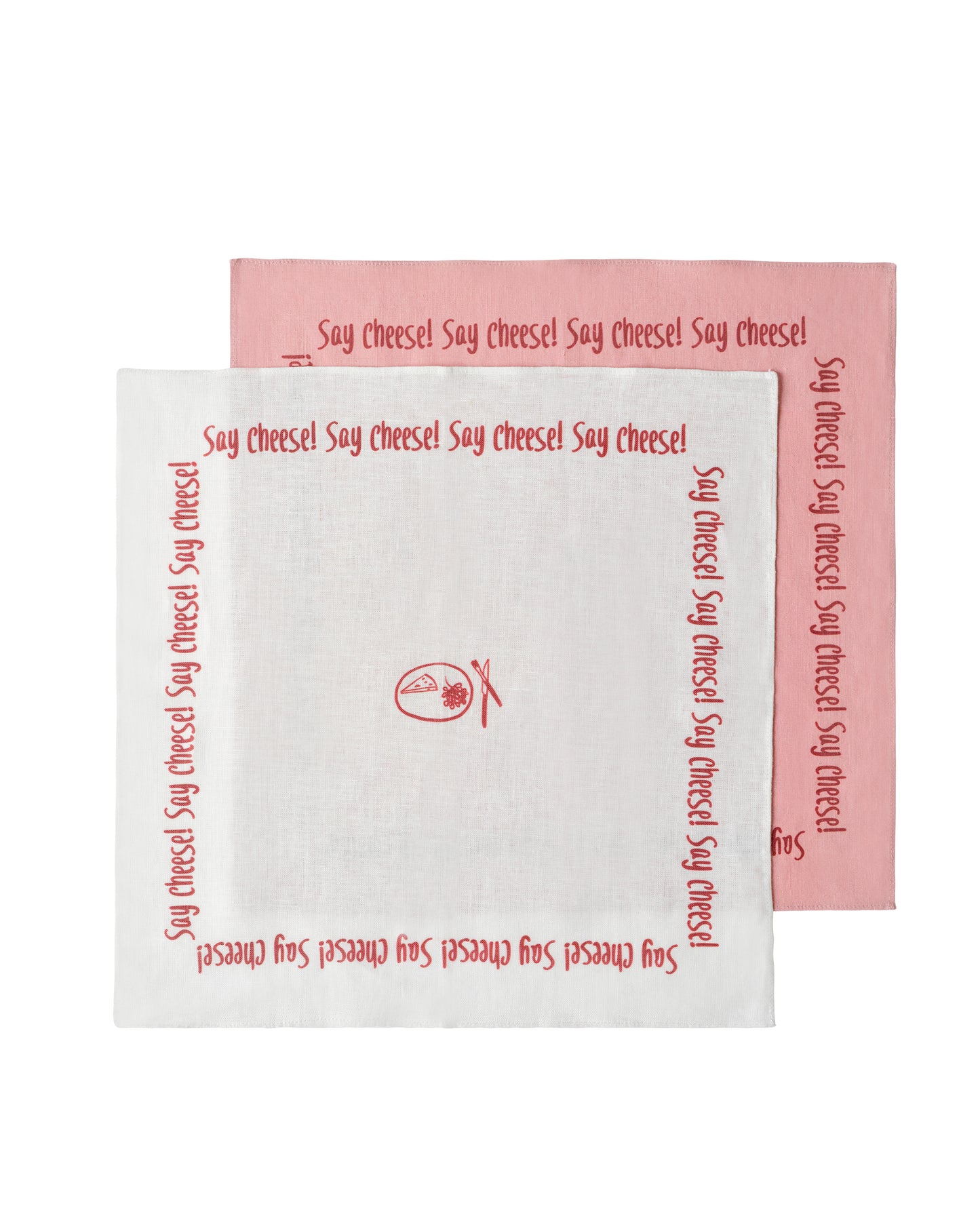 Say Cheese! - %100 Keten Kumaş Peçete