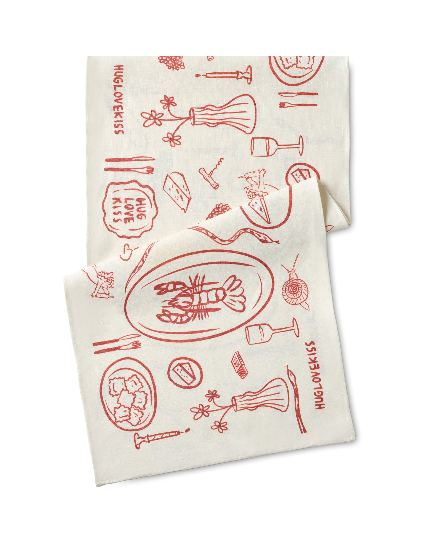 Lobster&Friends - %100 Keten Runner