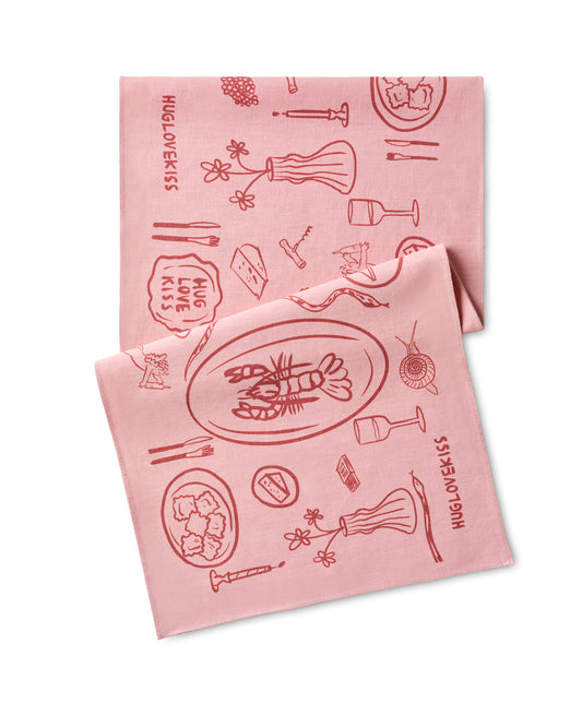 Lobster&Friends - %100 Keten Runner