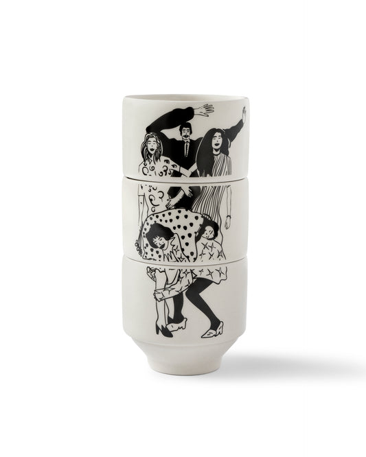 When We Hug - 3'lü Seramik Bardak