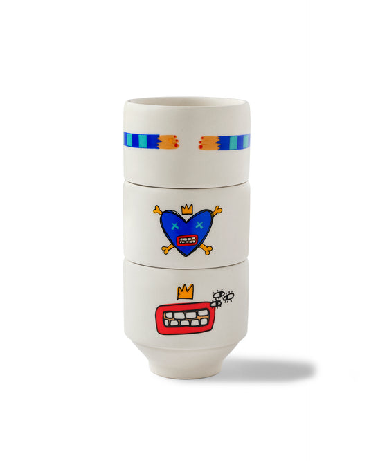 huglovekiss x King Naked - 3'lü Set Bardak