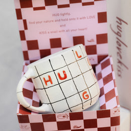 Kiss the Clue- Seramik Kulplu Kupa