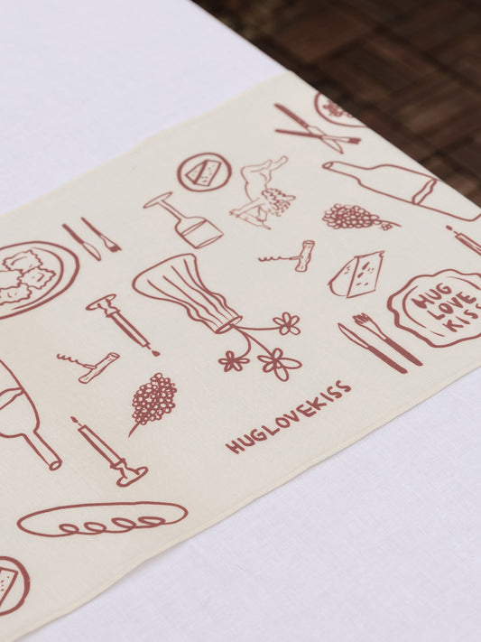 Cheese&Pasta - %100 Keten Runner