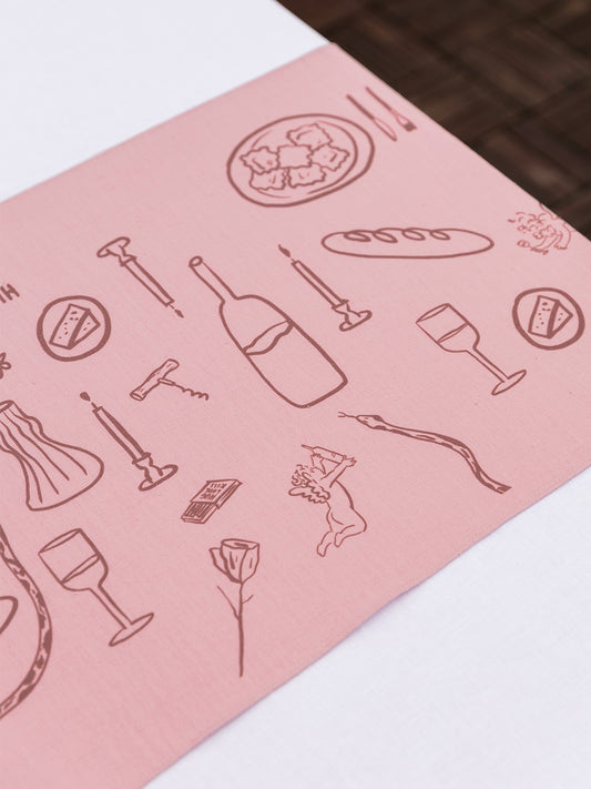 Cheese&Pasta - %100 Keten Runner