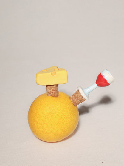 Bottle Stopper - Cheese